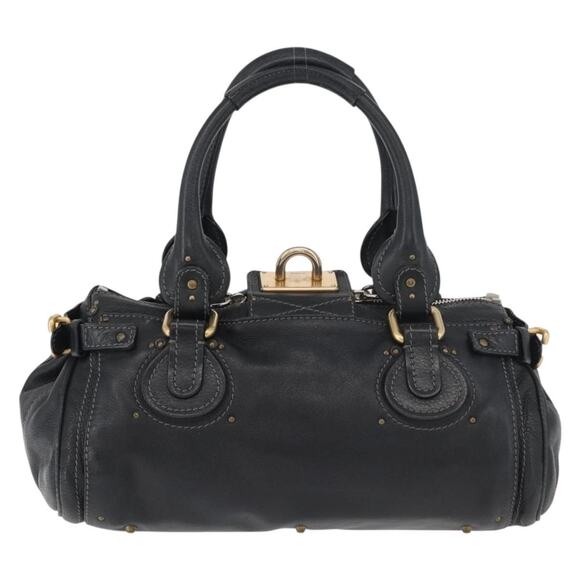 Chloe Handbags - Chloe Leather Paddington Handbag Black